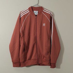 *SOLD* Adidas Zippee Track Jacket in Red Brick (L)